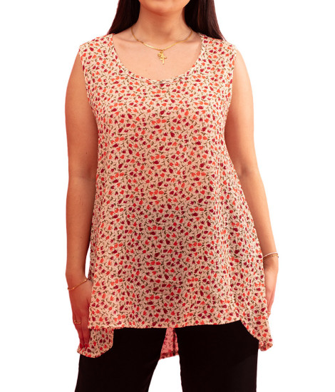 Top Nemo avec Côtés en Pointe Gozé - Tops Femme avec Côtés Pointus | Faroma