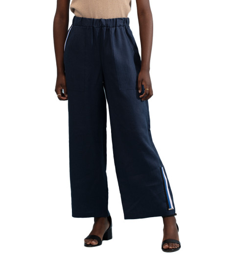 Maloka Piera Elastic Waist Trousers - Women's Elastic Waist Trousers | Faroma