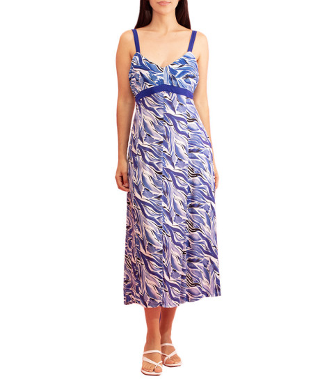 Paul Brial Bijoux Printed Front-Slit Dress - Women's Printed Slit Dresses | Faroma 2