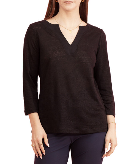 Maloka Melita Soft Light 3/4 Sleeve Blouse - Women's Soft Blouses | Faroma