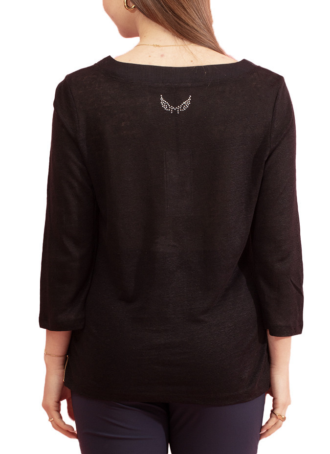 Maloka Melita Soft Light 3/4 Sleeve Blouse - Women's Soft Blouses | Faroma