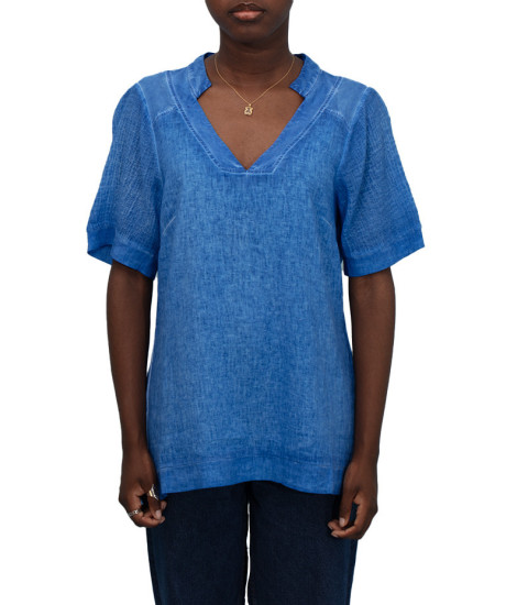 Maloka Tom Light Back-Opening Blouse - Women's Open Back Blouses | Faroma 2