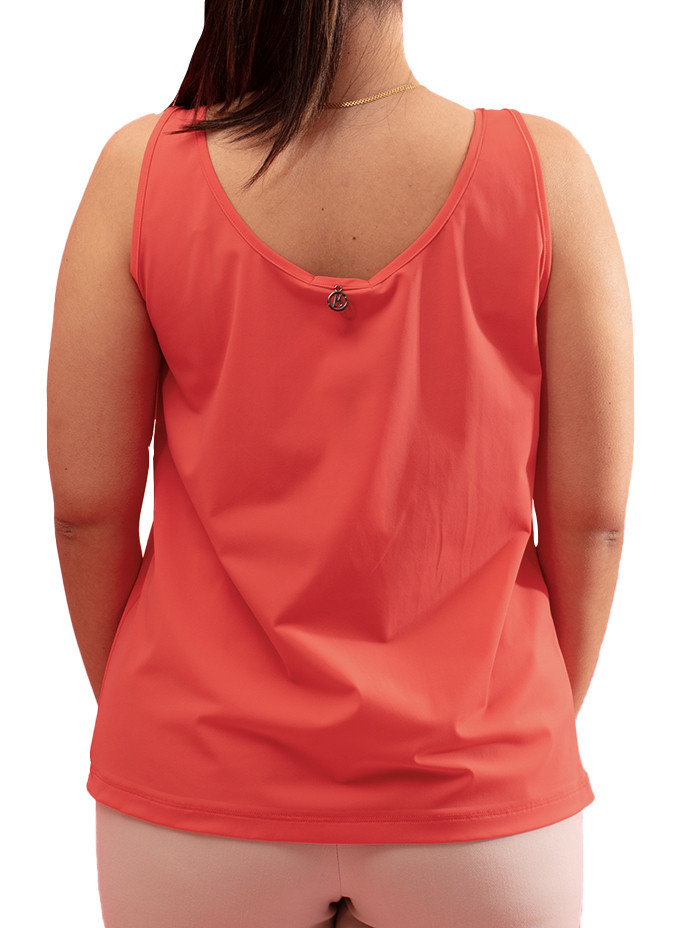 Top Kamala com Decote Redondo Maloka - Tops Femininos Simples e Elegantes | Faroma