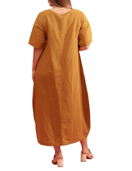 Robe Ballon Nagari avec Détail de Poche Gozé - Robes Ballon Femme | Faroma