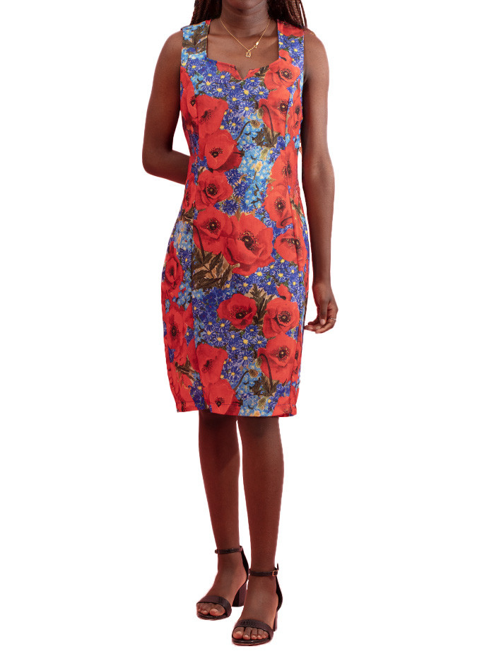 Vestido Leve Gyna com Fecho Lateral Invisível Maloka - Vestidos Femininos com Fecho Invisível | Faroma