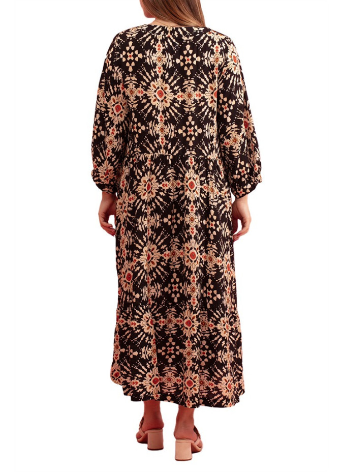Gozé Naiade Flowing V-Neck Dress - Women's Flowing Dresses | Faroma
