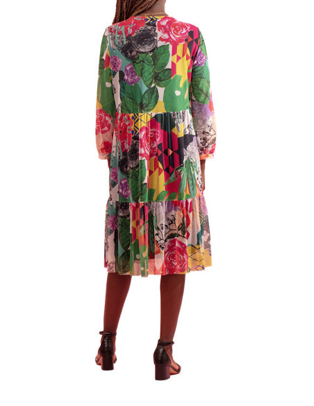 Maloka Filis Floral Dress - Women's Floral Dresses | Faroma