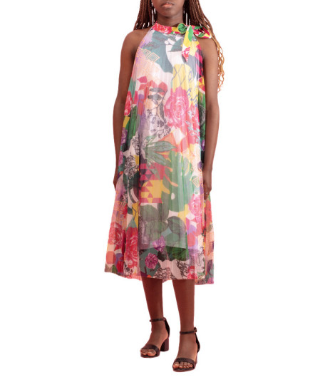 Maloka Flix Halter Front-Bow Dress - Women's Halter Dresses | Faroma 2