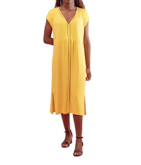 Maloka Lylou Long Side-Slit Dress - Women's Long Slit Dresses | Faroma 2