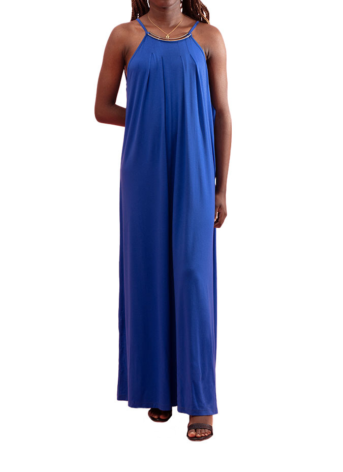 Maloka Lusmi Back Teardrop Detail Dress - Women's Back Detail Dresses | Faroma