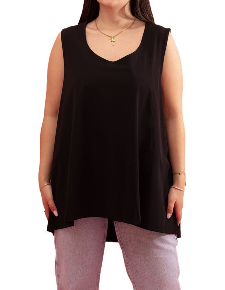 Top Nectar com Contraste de Cor Lateral Gozé - Tops Femininos Bicolores | Faroma