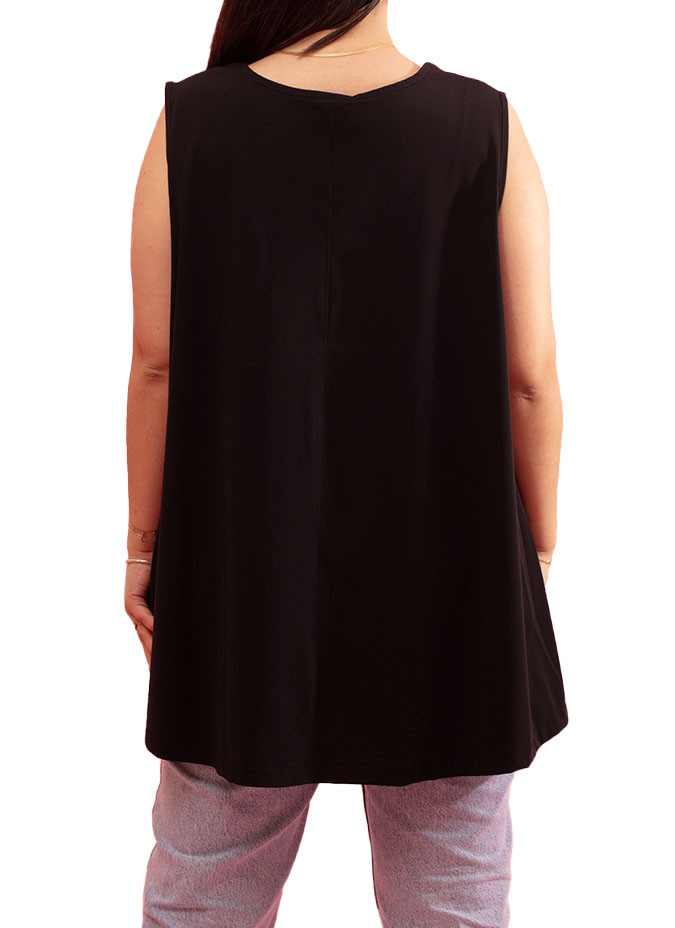Top Nectar com Contraste de Cor Lateral Gozé - Tops Femininos Bicolores | Faroma