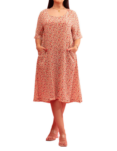 Gozé Nirvana Round-Neck Dress - Women's Round-Neck Dresses | Faroma