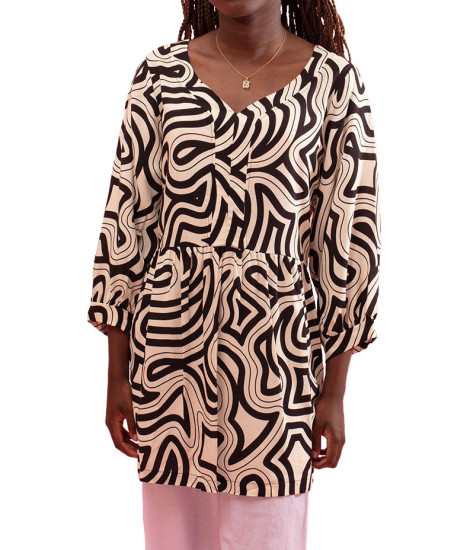 Gozé Nonette 3/4 Sleeve Cuffed Blouse - Women's Cuffed Blouses | Faroma 2