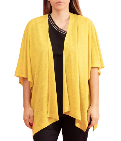 Maloka Mailie Side-Button Poncho - Light Women's Ponchos | Faroma 2