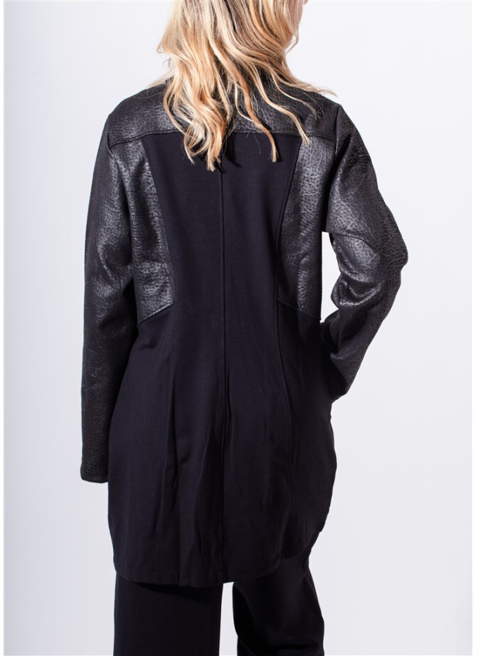 Manteau ELORA en Mélange de Matières Maloka - Manteaux Femme en Matières Mixtes | Faroma