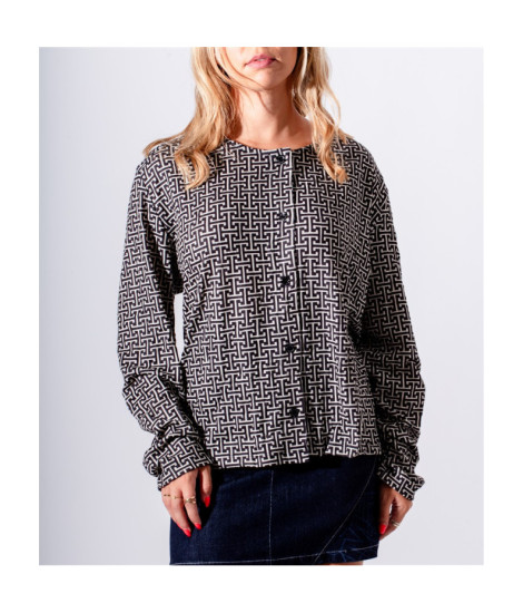 Manteau Court avec Boutons Nicolas Maloka - Manteaux Courts Femme | Faroma 2