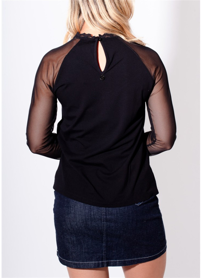 Pull avec Dentelle Jonna Maloka - Pulls Femme avec Dentelle | Faroma
