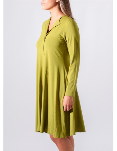 Vestido Joselyn com Corte Godé Maloka - Vestidos Femininos com Godé | Faroma