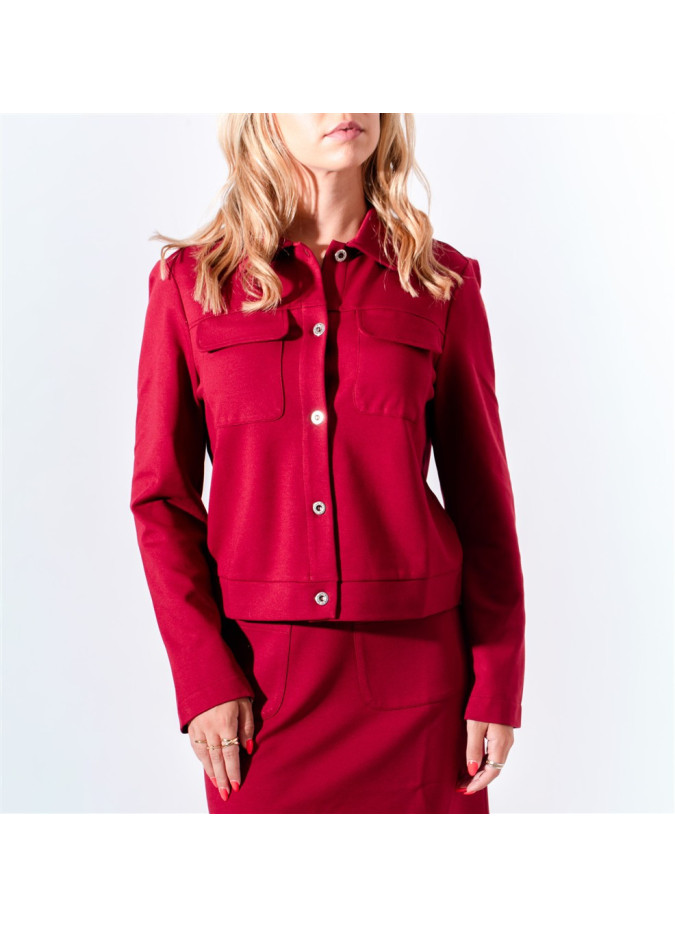 Manteau Court avec Boutons Dusty Maloka - Manteaux Courts Femme | Faroma
