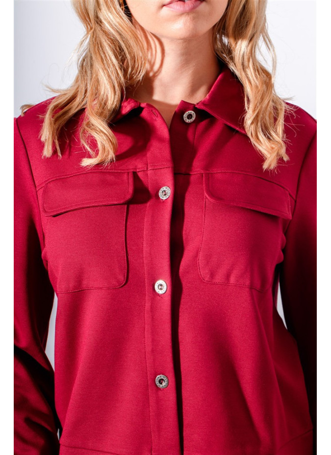 Manteau Court avec Boutons Dusty Maloka - Manteaux Courts Femme | Faroma