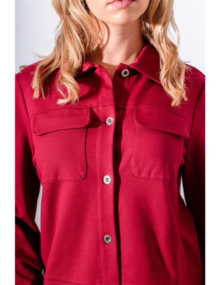 Manteau Court avec Boutons Dusty Maloka - Manteaux Courts Femme | Faroma