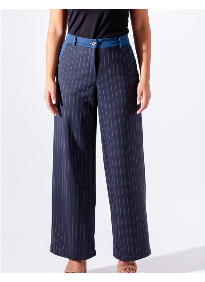Maloka Benjamin Zip and Button Denim Trousers - Women's Denim Jeans | Faroma