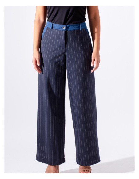 Maloka Benjamin Zip and Button Denim Trousers - Women's Denim Jeans | Faroma