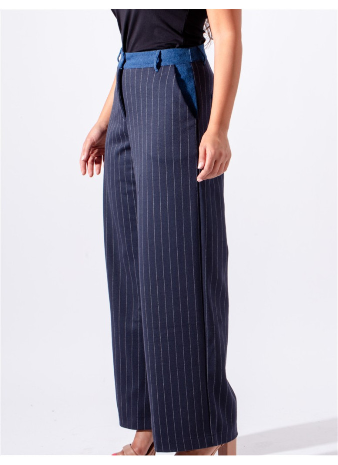 Maloka Benjamin Zip and Button Denim Trousers - Women's Denim Jeans | Faroma