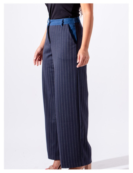Maloka Benjamin Zip and Button Denim Trousers - Women's Denim Jeans | Faroma