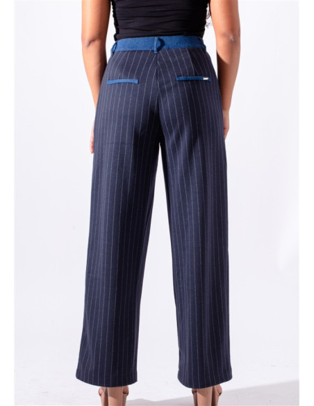 Maloka Benjamin Zip and Button Denim Trousers - Women's Denim Jeans | Faroma