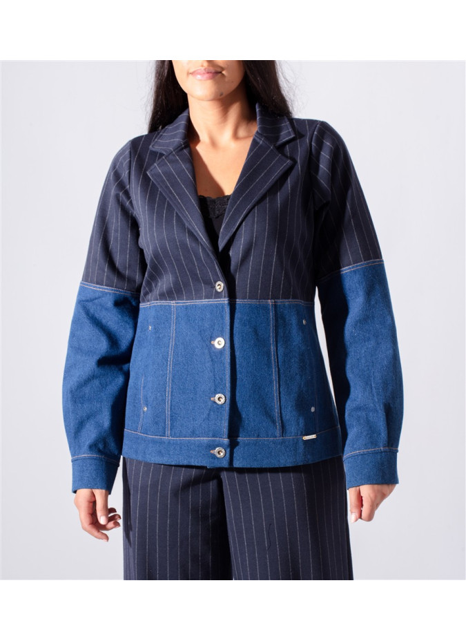 Blazer en Jean Blaze Maloka - Blazers Femme en Jean | Faroma