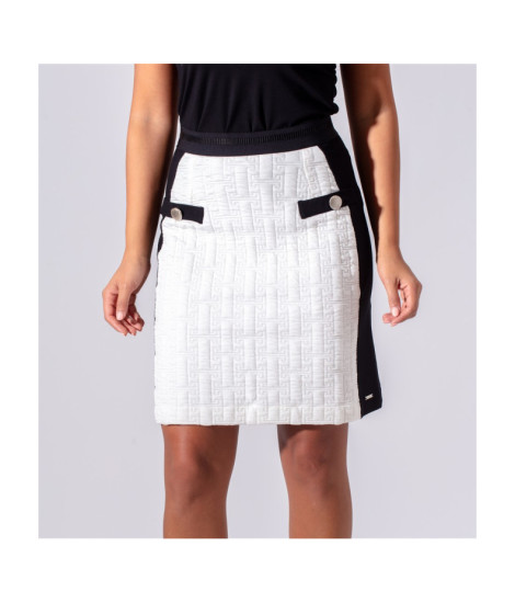 Maloka Matisse Contrast Skirt - Women's Artistic Skirts | Faroma