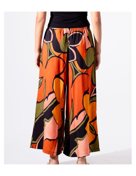 Gozé Power Printed Viscose Trousers - Women's Printed Trousers | Faroma