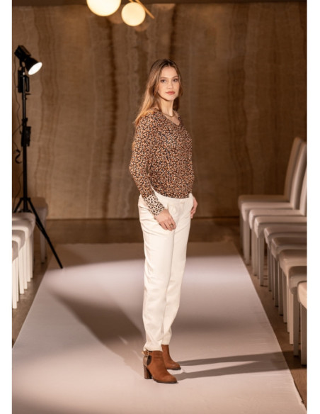 Paul Brial Mom Trousers - Elegant Women's Mom Trousers | Faroma
