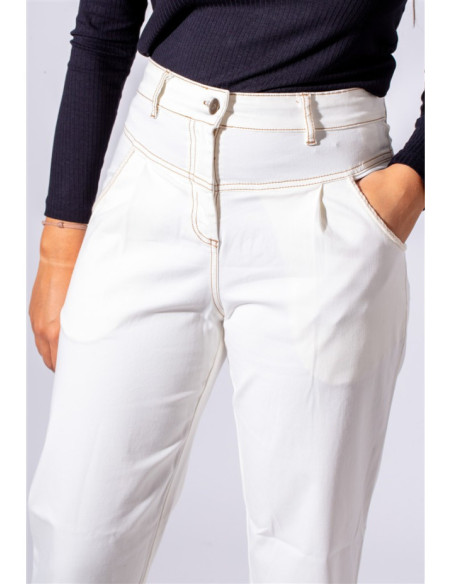 Paul Brial Mom Trousers - Elegant Women's Mom Trousers | Faroma