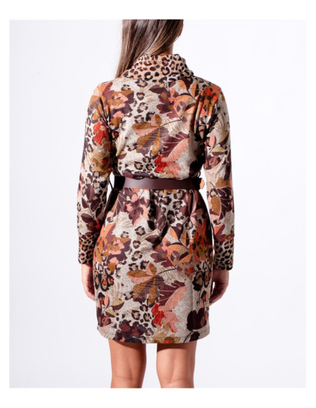 Vestido Panthere Paul Brial - Vestidos Femininos com Print de Pantera | Faroma