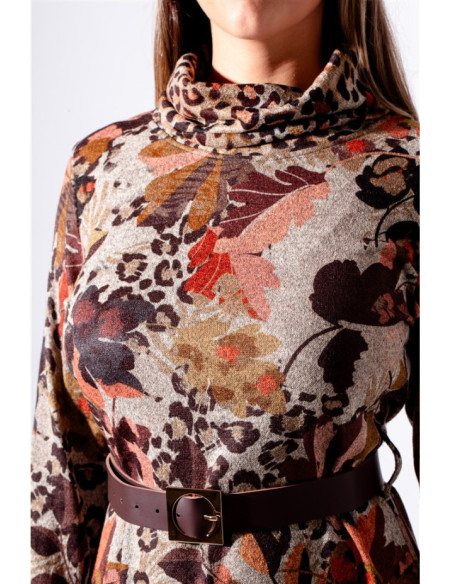 Vestido Panthere Paul Brial - Vestidos Femininos com Print de Pantera | Faroma