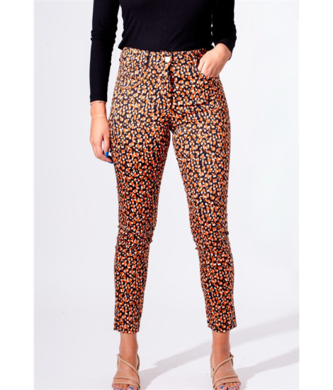 Paul Brial Leopard Trousers - Women's Trousers with Leopard Print | Faroma 2