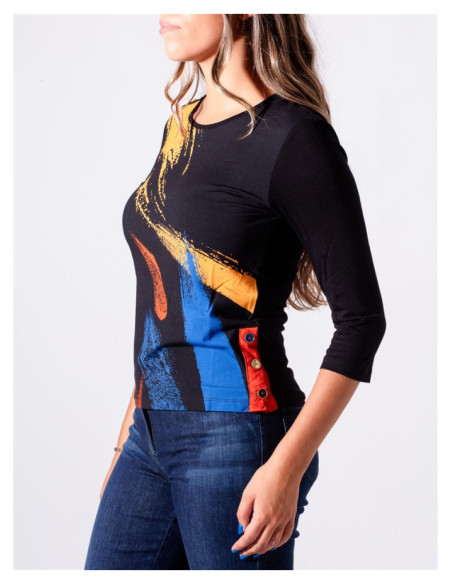 Paul Brial Splash T-shirt - Energetic Women's T-shirts | Faroma