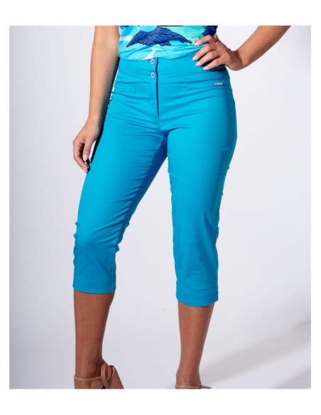 Maloka Sheyla Cropped Trousers - Stylish Women's 3/4 Trousers | Faroma