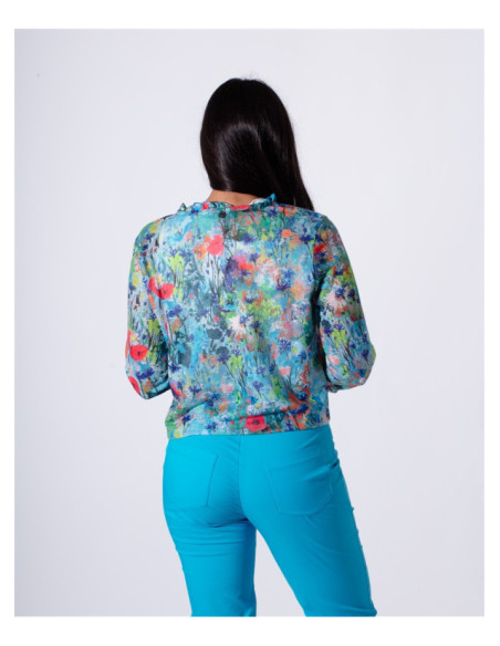 Colete Mika em Impressão de Tricot Maloka - Coletes Femininos com Textura | Faroma