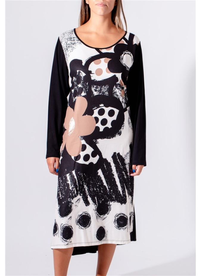 Robe Marengo Gozé - Robes Femme au Ton Gris Élégant | Faroma