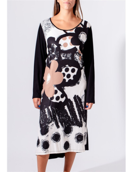 Robe Marengo Gozé - Robes Femme au Ton Gris Élégant | Faroma