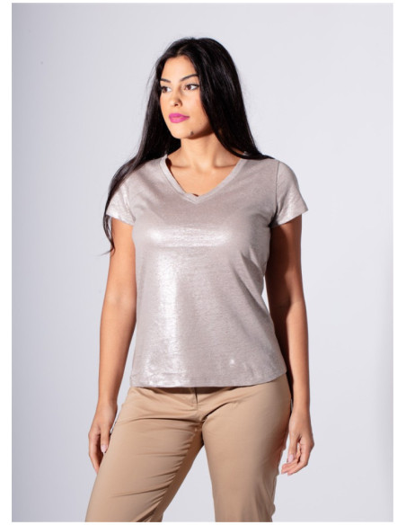 T-shirt Magie em Malha de Linho Maloka - T-shirts Femininas em Linho | Faroma