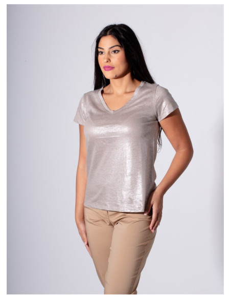 T-shirt Magie em Malha de Linho Maloka - T-shirts Femininas em Linho | Faroma