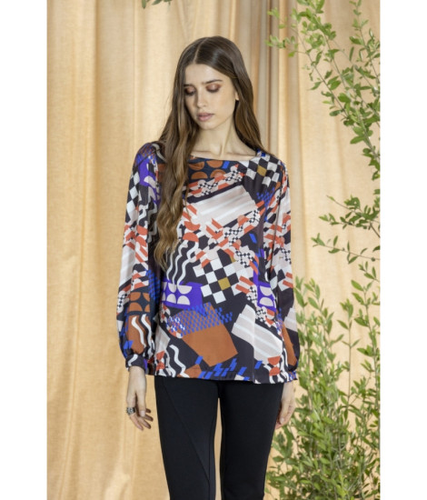 Blouse Eliane Maloka - Blouses Femme avec Délicatesse | Faroma