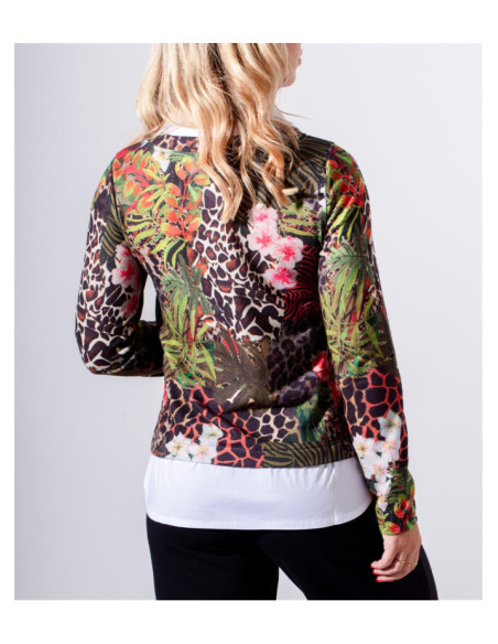 Pull Evelly Maloka - Pulls Femme avec Charme | Faroma