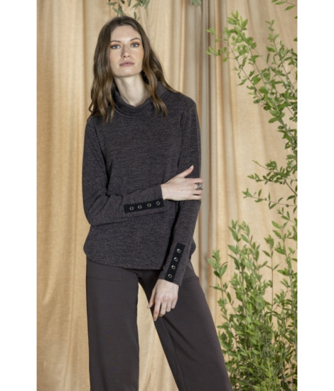 Maloka Orla Jumper - Women's Jumpers with Elegant Borders | Faroma