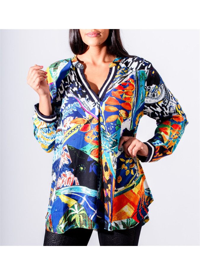 Blusa Hatice Maloka - Blusas Femininas Elegantes | Faroma